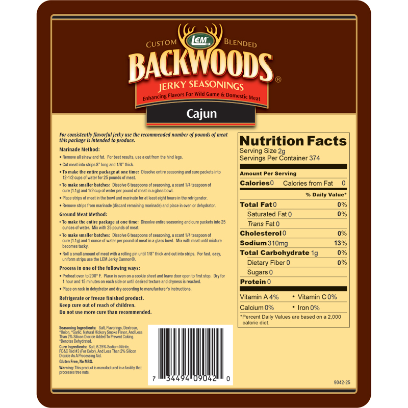 LEM Backwoods Jerky Seasonings